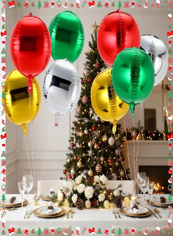 مجموعة زينة عيد الميلاد من سيمجوينج، 24 قطعة، كرات عيد الميلاد العملاقة مقاس 18 بوصة، زينة عيد الميلاد الكبيرة القابلة للنفخ، زينة معلقة على شكل كرات عيد الميلاد كبيرة الحجم لتزيين شجرة عيد الميلاد في الأماكن الخارجية والداخلية، وحفلات الأشجار، والحدائق (لون منعش). - Image 4